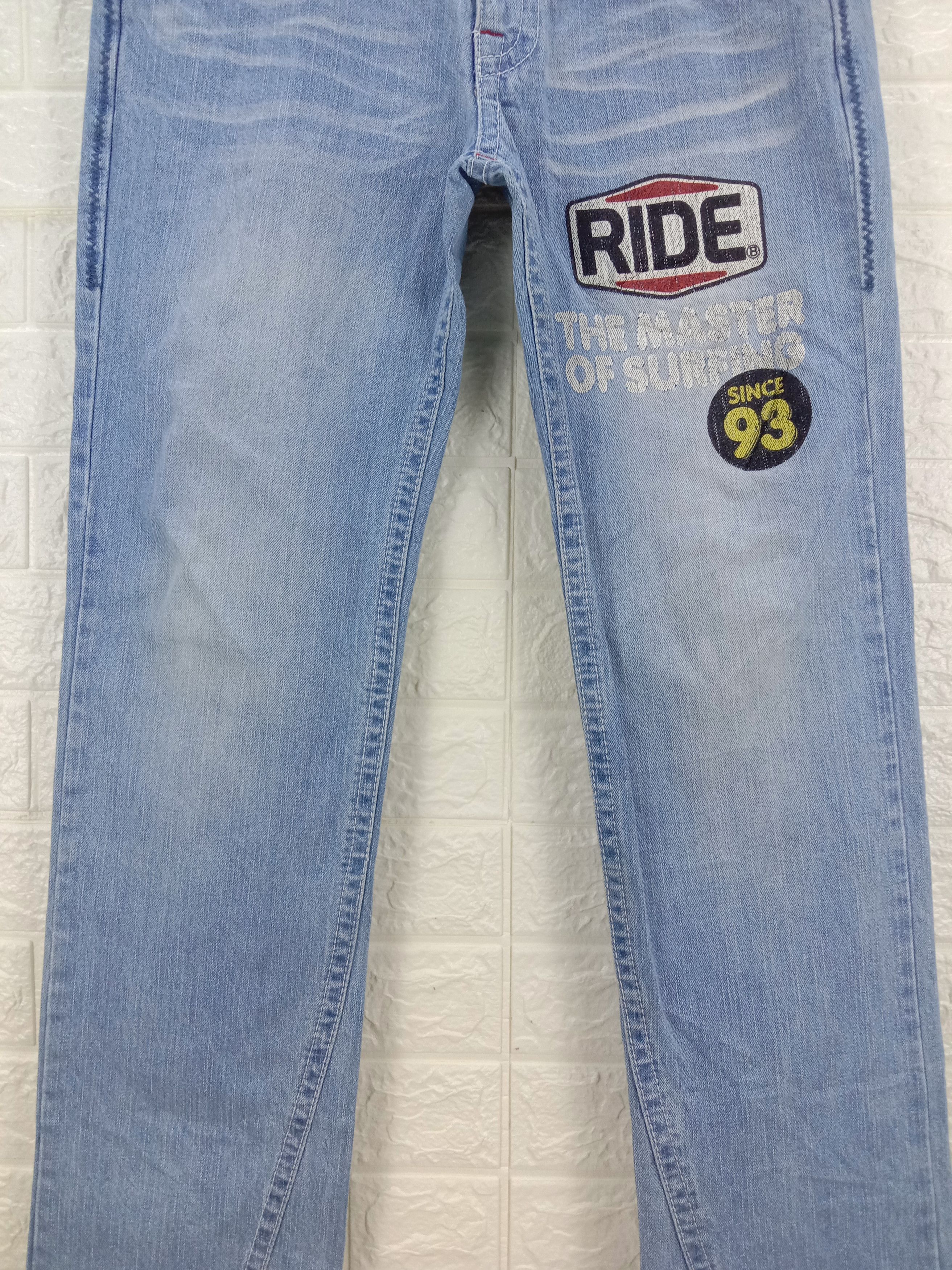 Japanese Brand Vintage Blue Moon Blue Surf Style Jeans Size US 31 - 9 Thumbnail