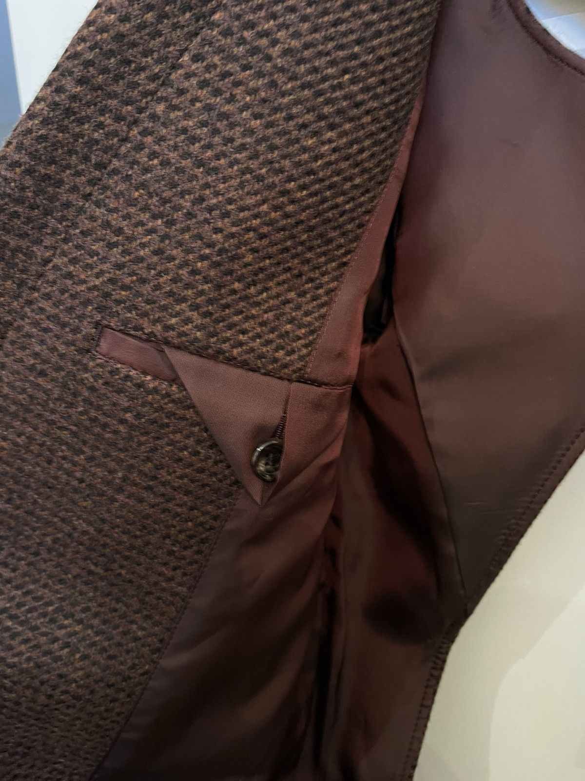 Comme des Garcons × Junya Watanabe Junya Watanabe OpenBack Harness belt tweed jacket Size L / US 10 / IT 46 - 5 Thumbnail