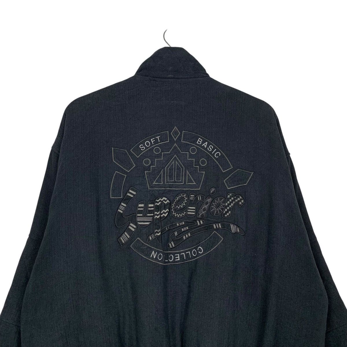 Japanese Brand SUPERIOR Embroidery Big Logo Work Casual Jacket #2371-C106 Size US L / EU 52-54 / 3 - 2 Thumbnail