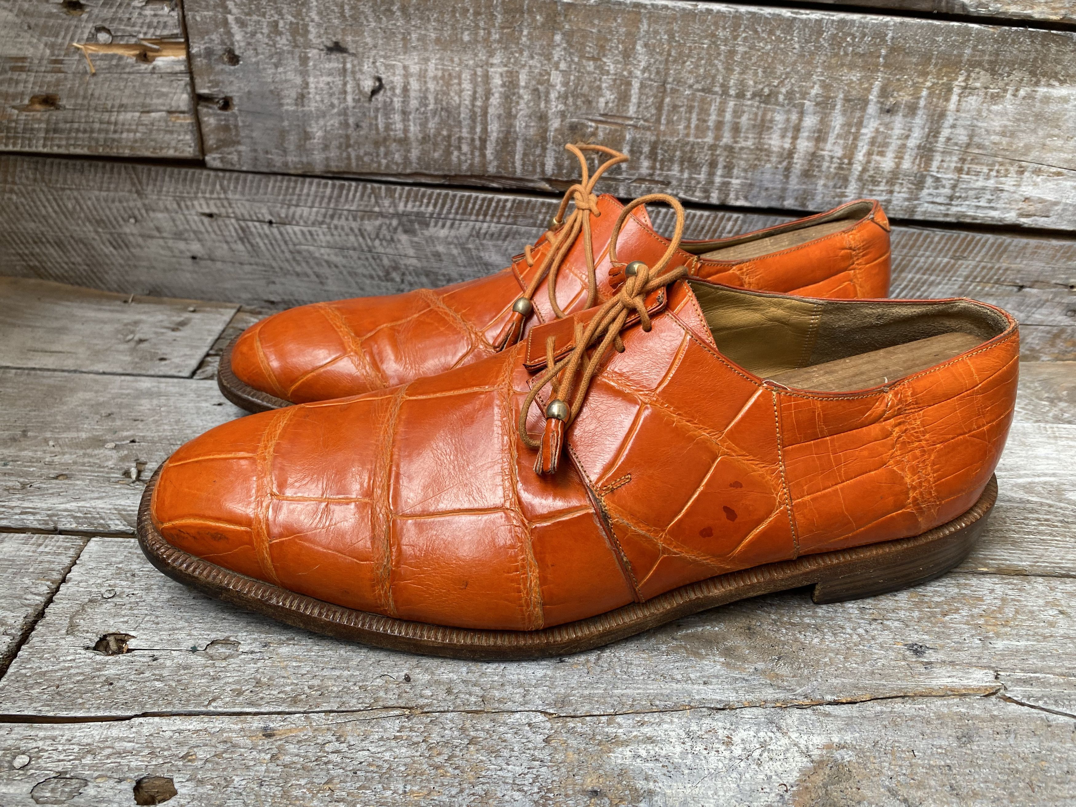 Mauri Mauri oxford exotic crocodile leather sz 11.5 Size US 11.5 / EU 44-45 - 5 Thumbnail