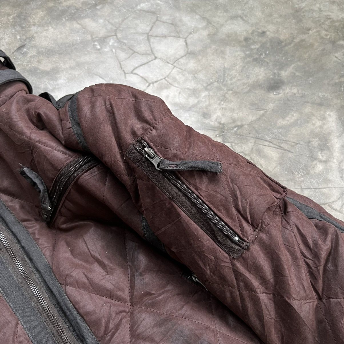 Japanese Brand 90s Crebar Garments B3 Padded Fur Bomber Jacket Size US L / EU 52-54 / 3 - 7 Thumbnail