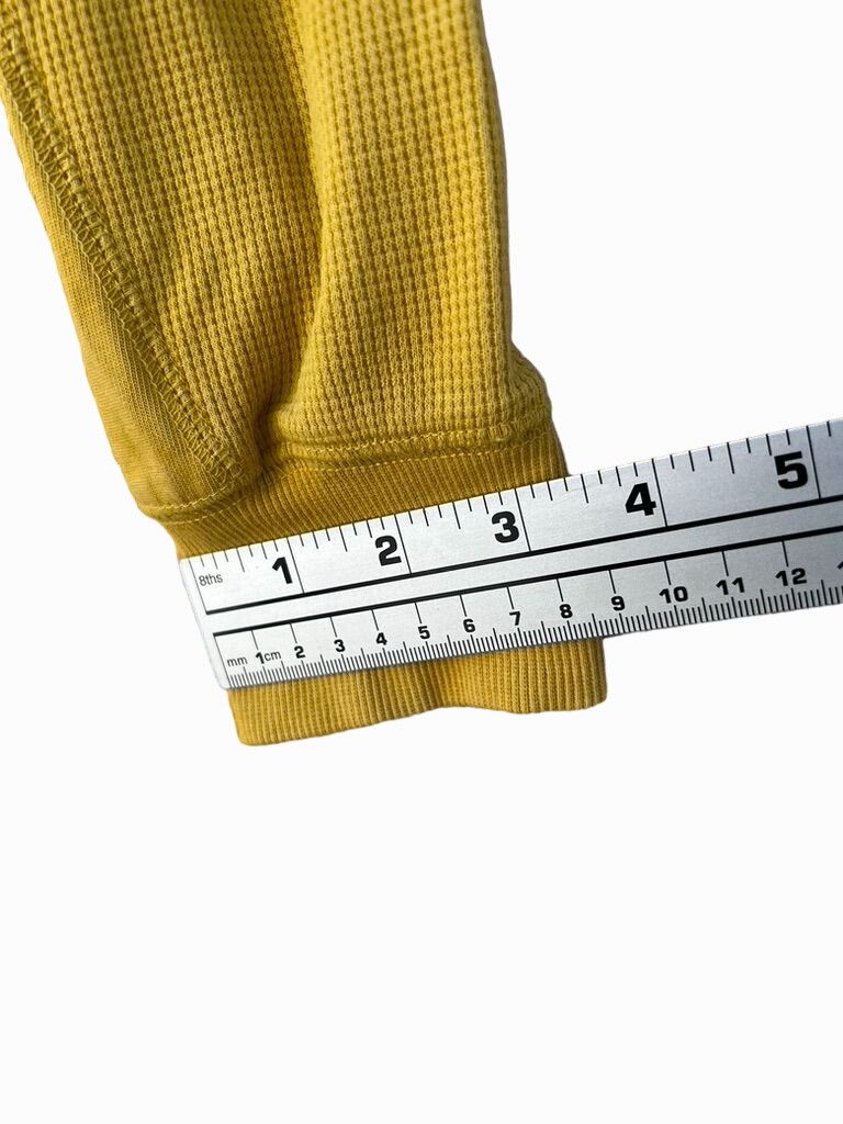 Other Wild Fable - Men's Thermal Long Sleeve Henley Shirt - Yellow Size US XS / EU 42 / 0 - 7 Thumbnail
