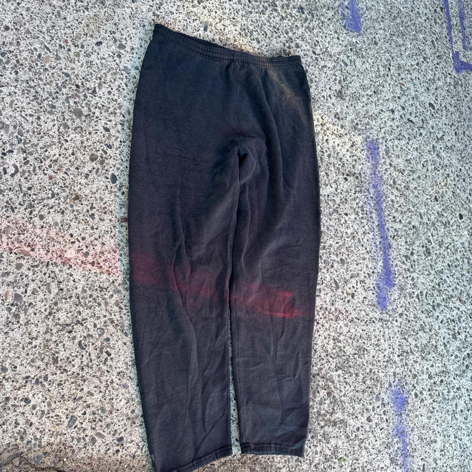 Lee Vintage 90s Lee Black Baggy Sweatpants – Size Large Size US 32 / EU 48 - 5 Thumbnail