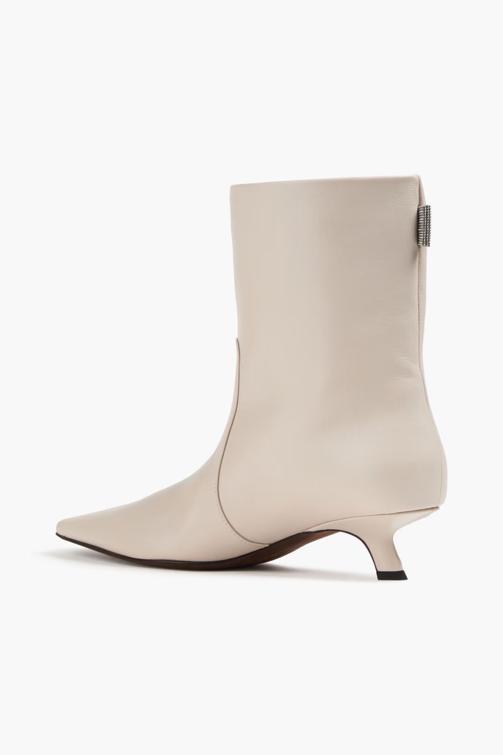 Brunello Cucinelli o1y0725 Ankle Boots in Beige Size US 7 / IT 37 - 2 Thumbnail