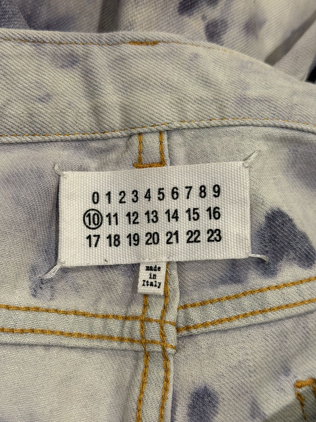 Maison Margiela Maison Margiela Ink / Paint Splatter Purple Denim Jeans Size US 32 / EU 48 - 11 Thumbnail