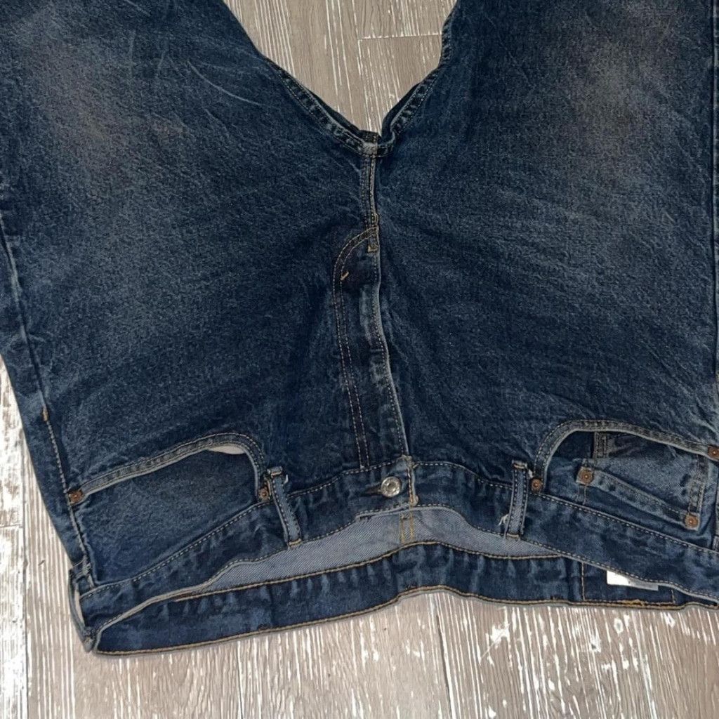 Levi's Levi's 505 blue jeans with a unique cut out design Size US 42 / EU 58 - 2 Thumbnail