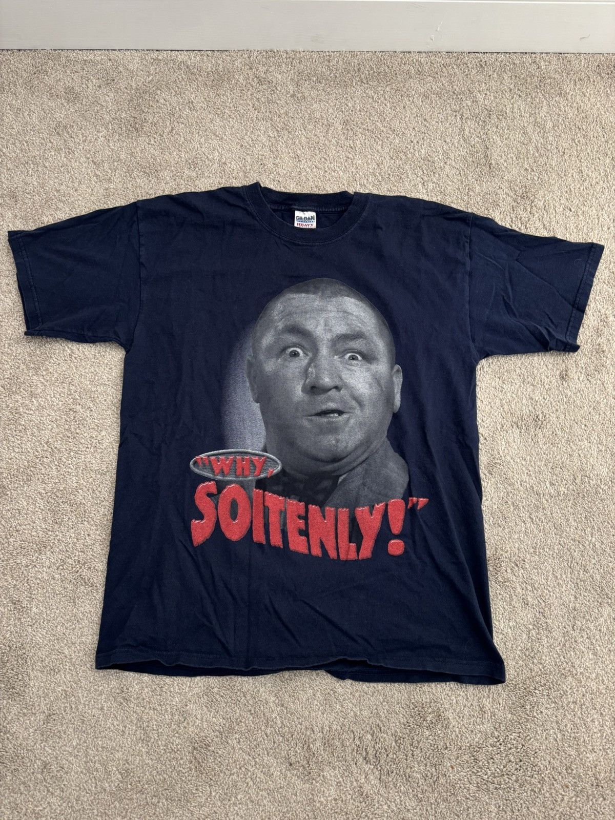 Vintage Vintage The Three Stooges T Shirt Size US L / EU 52-54 / 3 - 1 Thumbnail