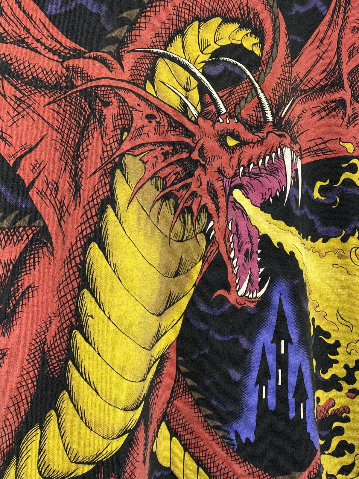 Liquid Blue Vintage 1993 Liquid Blue Dragon Knight All Over Print AOP Size US XL / EU 56 / 4 - 5 Thumbnail