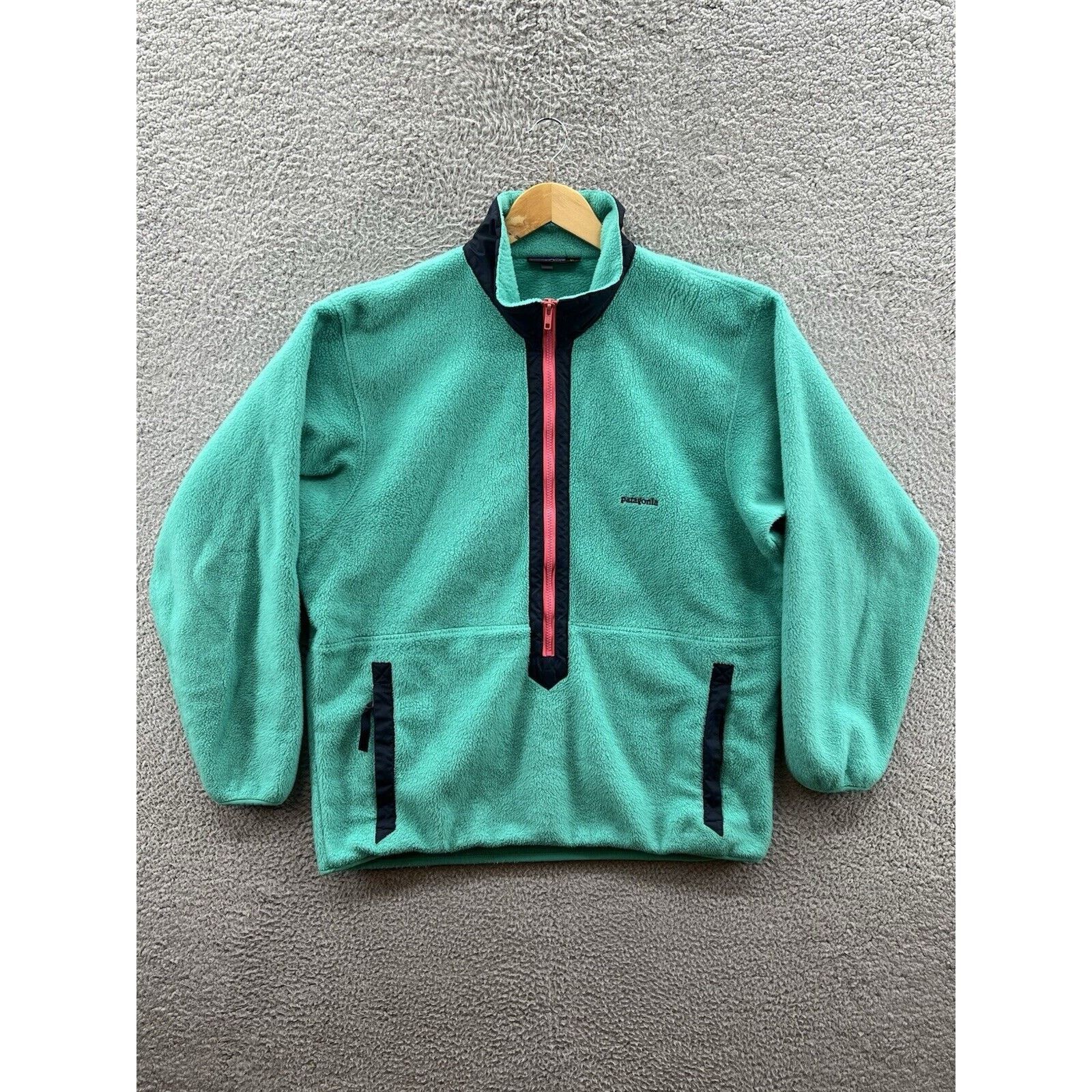 Patagonia Patagonia Green 3/4 Zip Pullover Fleece Size XL Style 25361 Size US XL / EU 56 / 4 - 1 Thumbnail
