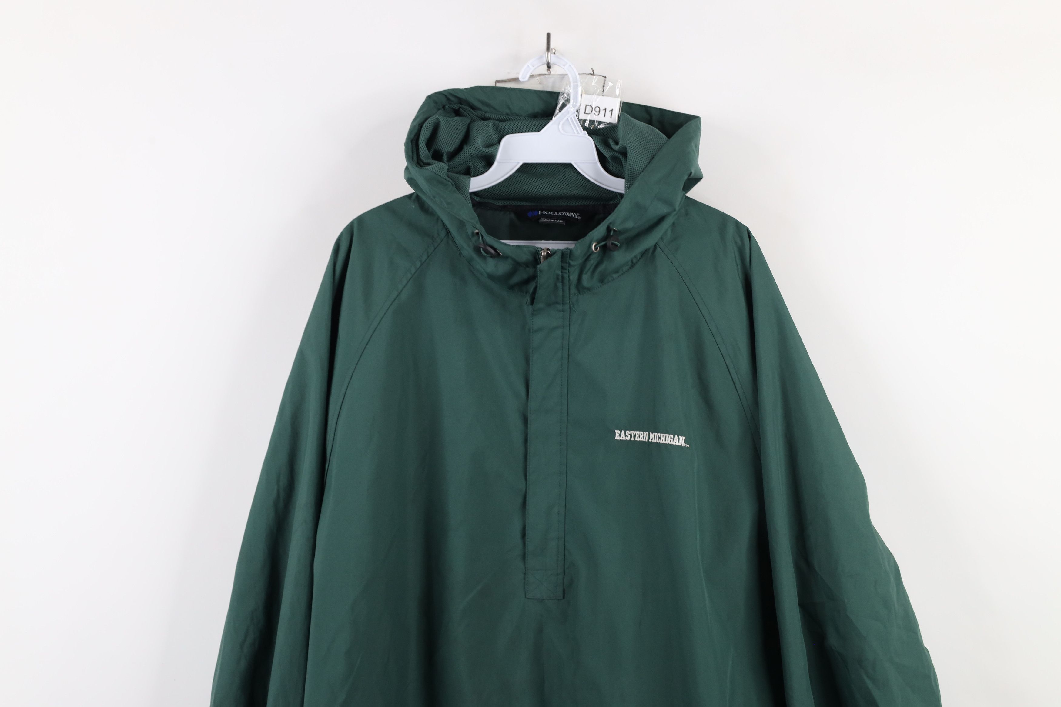 Vintage Vintage 90s Spell Eastern Michigan University Hooded Jacket Size US L / EU 52-54 / 3 - 2 Thumbnail