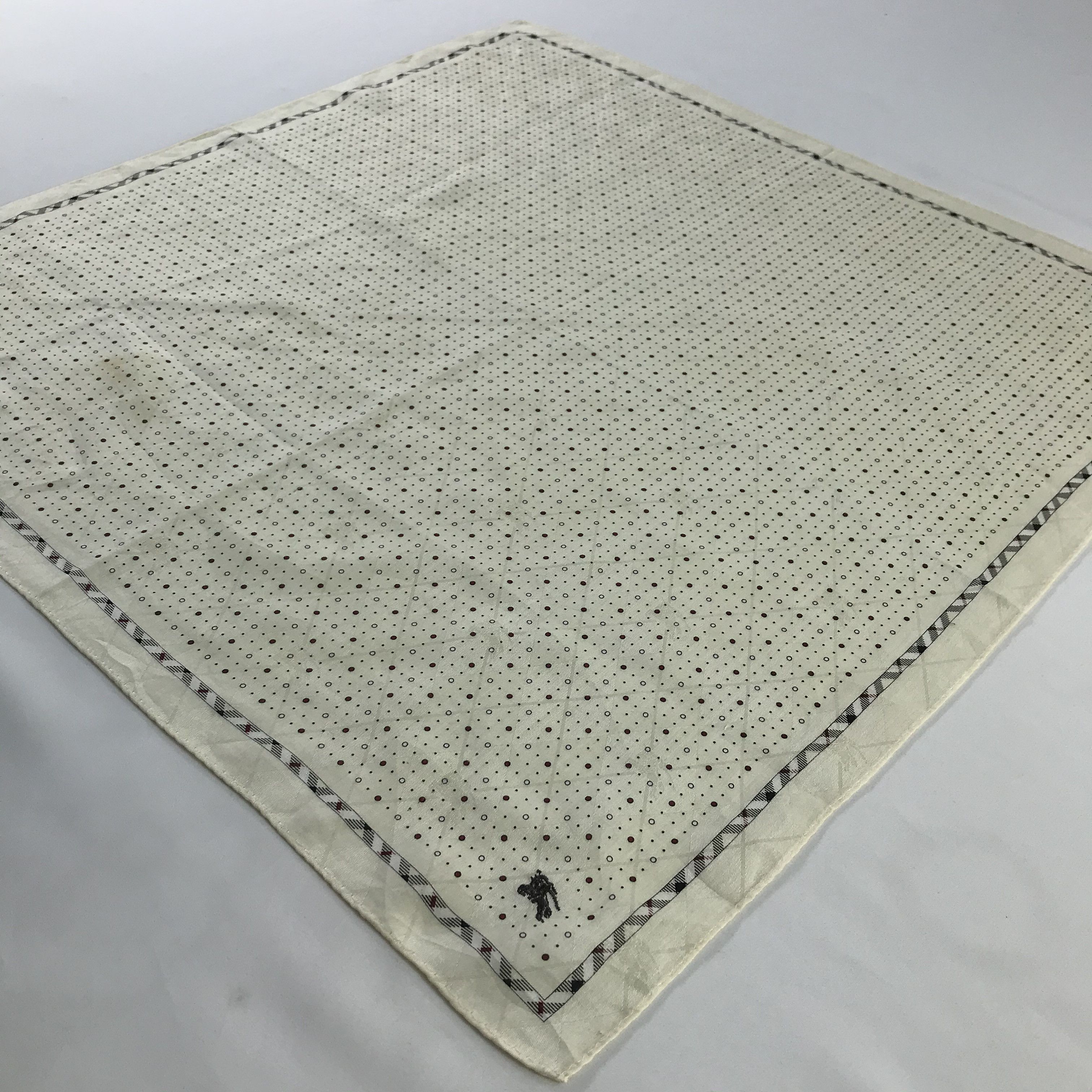 Burberry × Vintage Burberry Bandana / Handkerchief / Neckerchief - S750 Size ONE SIZE - 2 Thumbnail