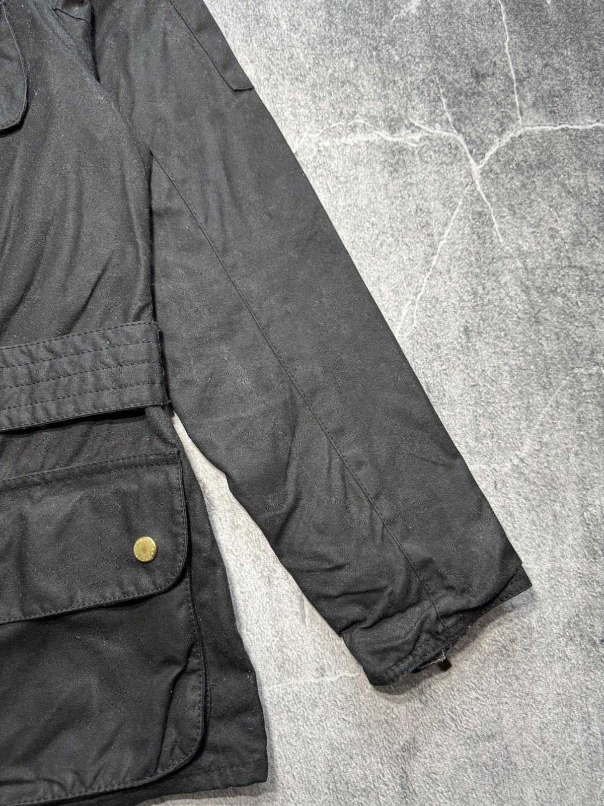 Barbour Barbour belted Wax Jacket Size 40 LWX00038K51 Size L / US 10 / IT 46 - 4 Thumbnail