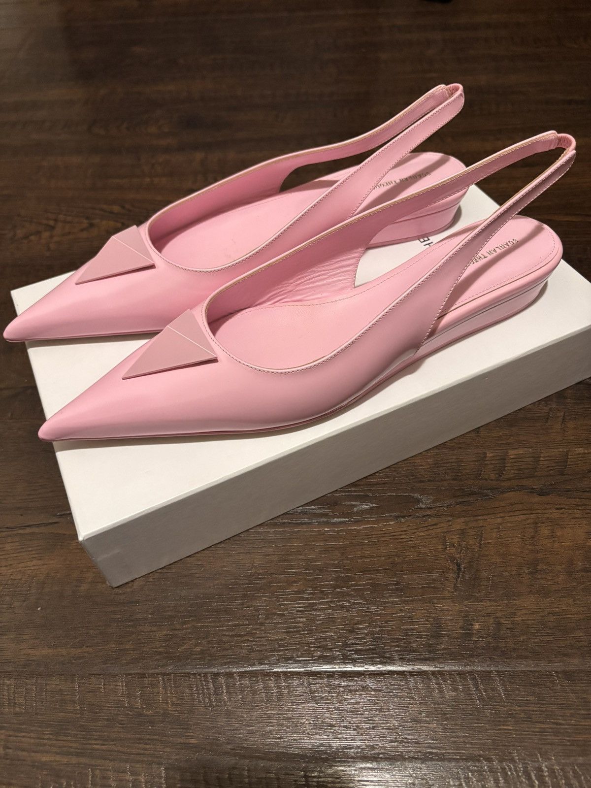 Scanlan Theodore Scanlan Theodore Triangle Trim Slingback flats Size US 9.5 / IT 39.5 - 2 Thumbnail