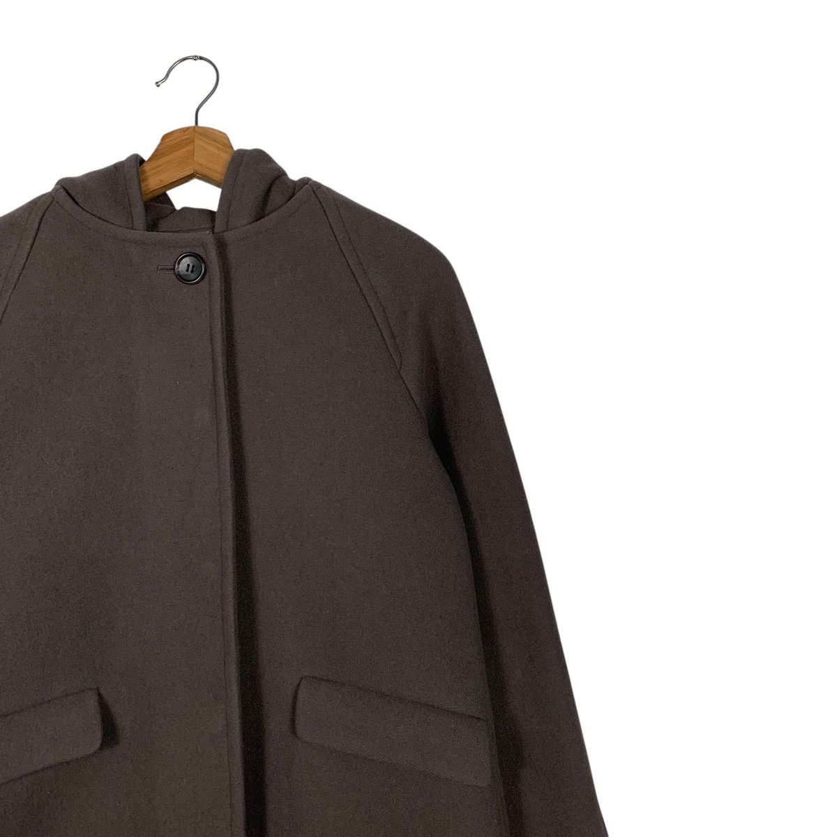 SHIPS Japanese Brand Ships Hooded Wool Coat Size M / US 6-8 / IT 42-44 - 5 Thumbnail