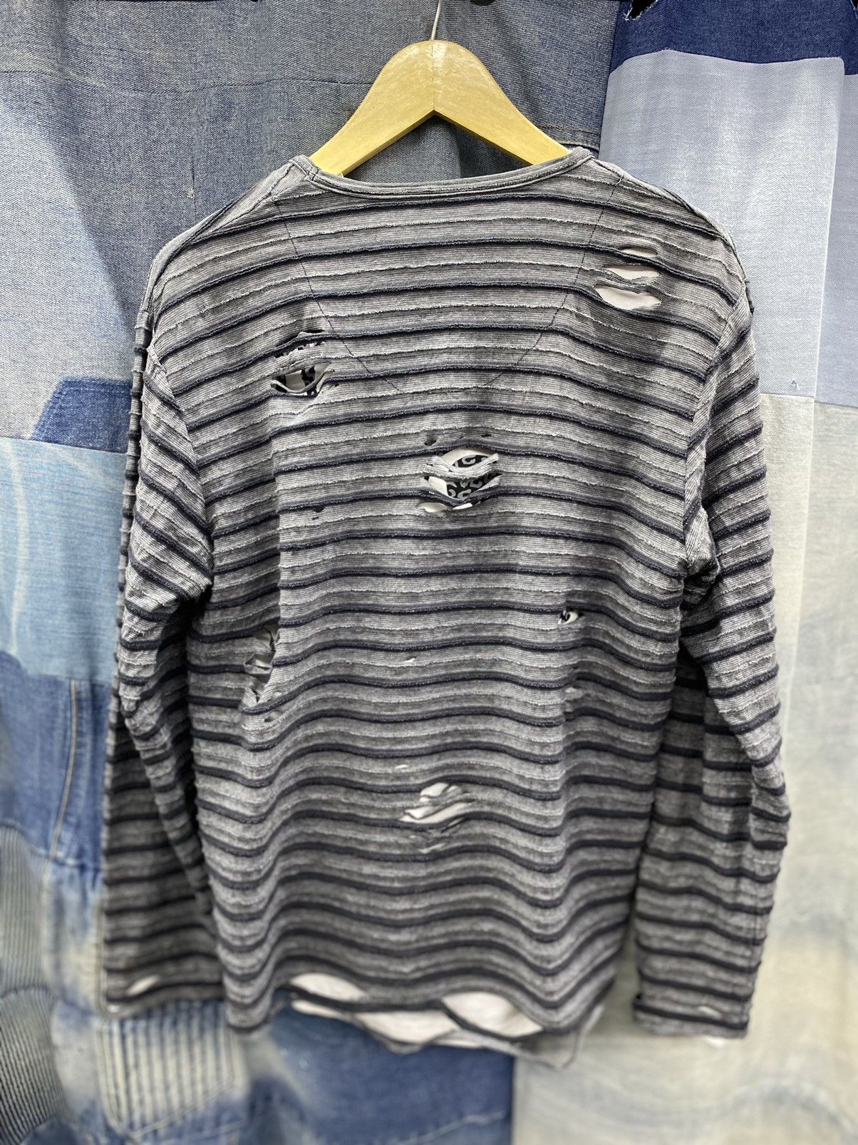 Beams Plus × Japanese Brand vintage beams heart distress longsleeve Size US M / EU 48-50 / 2 - 8 Thumbnail