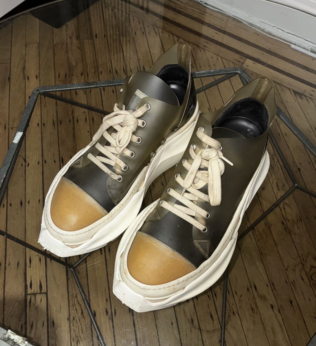 Rick Owens Drkshdw Rick Owens DRKSHDW Abstract Low Ramones Sneakers Size US 9 / EU 42 - 2 Thumbnail