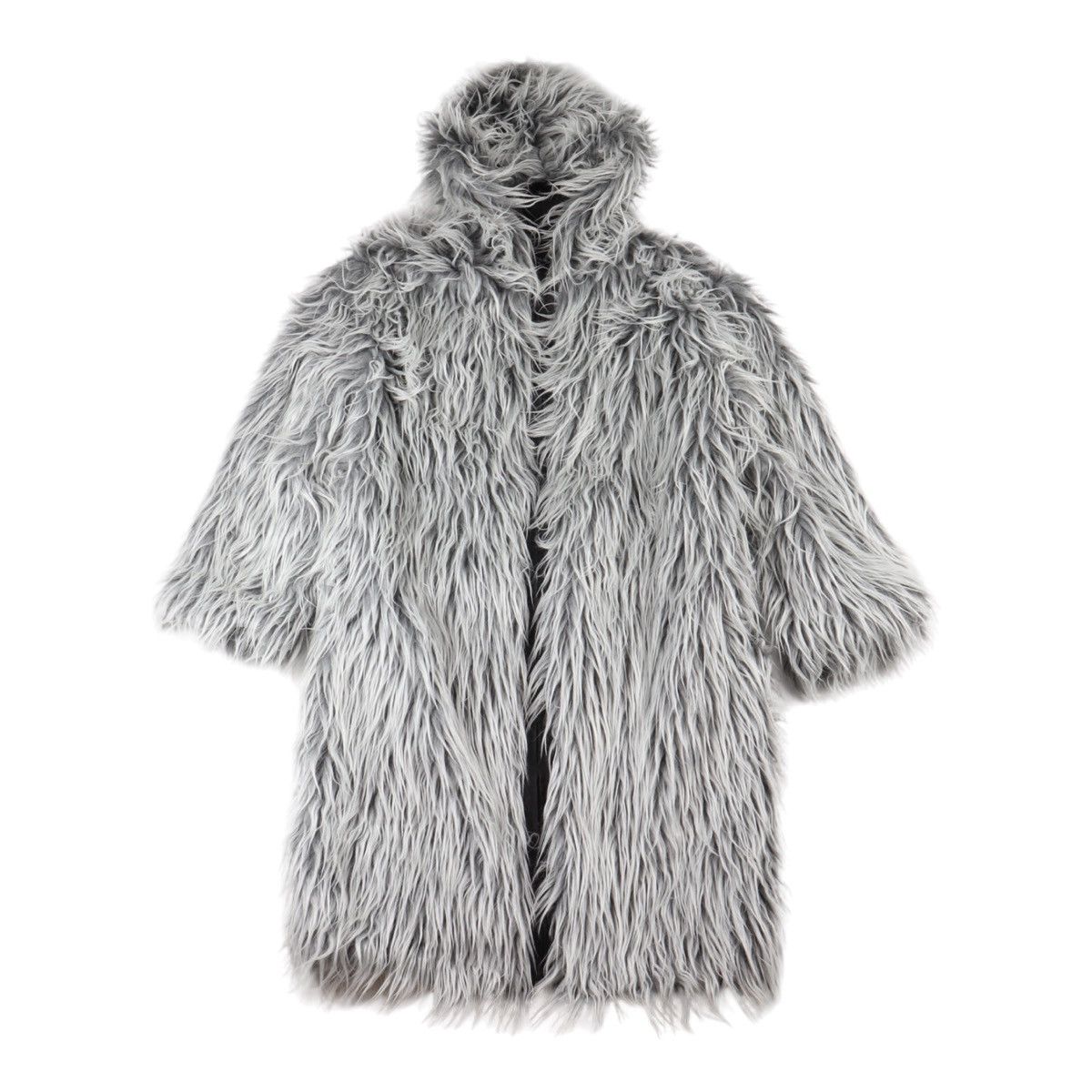 image of Archival Clothing x Avant Garde Yeti Faux Fur Coat in Grey, Women's