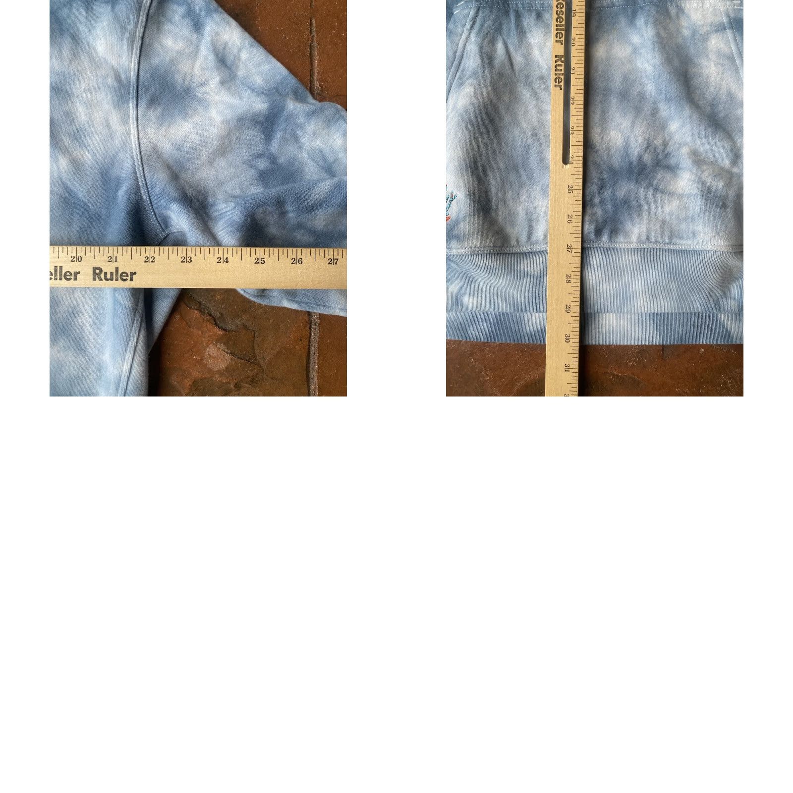 Vintage Baja Llama Helsinki Hoodie Sweatshirt Large Blue Tie Dye Men’s Knitted Pullover Hooded Pockets Logo Embroidered Size US L / EU 52-54 / 3 - 8 Thumbnail