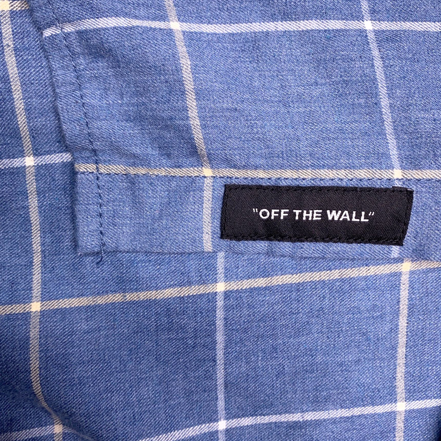 Vans Vans Shirt Mens XL Blue Plaid Button Up Size US XL / EU 56 / 4 - 7 Thumbnail