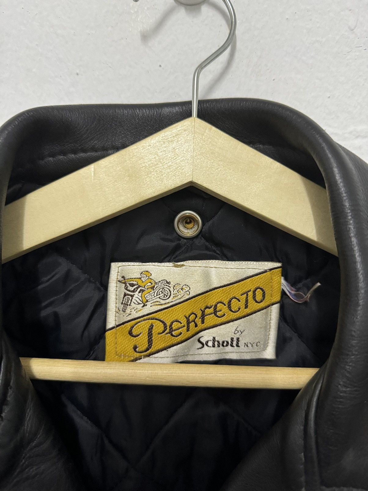 Schott × Vintage Vintage Schott Double Collar Leather Jacket Size US S / EU 44-46 / 1 - 2 Thumbnail