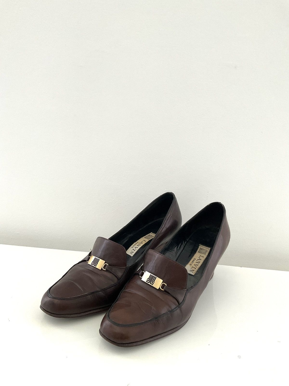 Lanvin Vintage Heeled loafers Lanvin Size US 6 / IT 36 - 2 Thumbnail