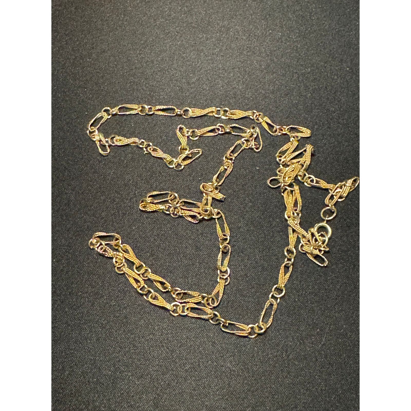 Other Vintage Gold Tone 28in Textured Design Necklace Size ONE SIZE - 1 Thumbnail