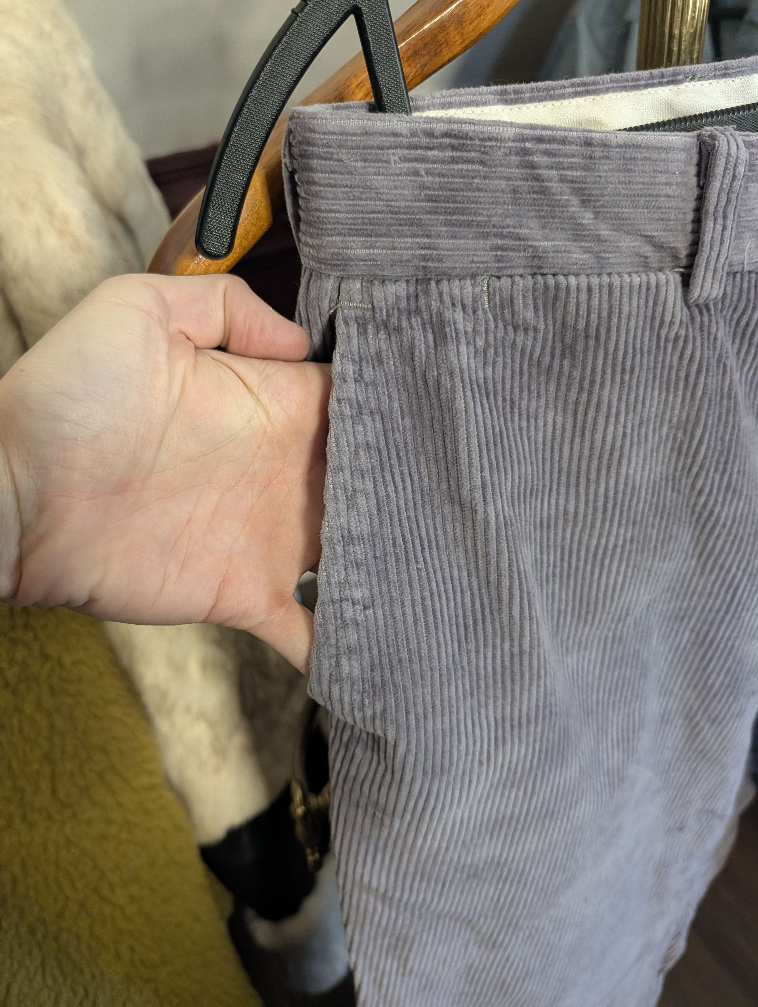 J. Press Vintage MiUSA light blue/gray corduroy pants 30" Size US 30 / EU 46 - 7 Thumbnail