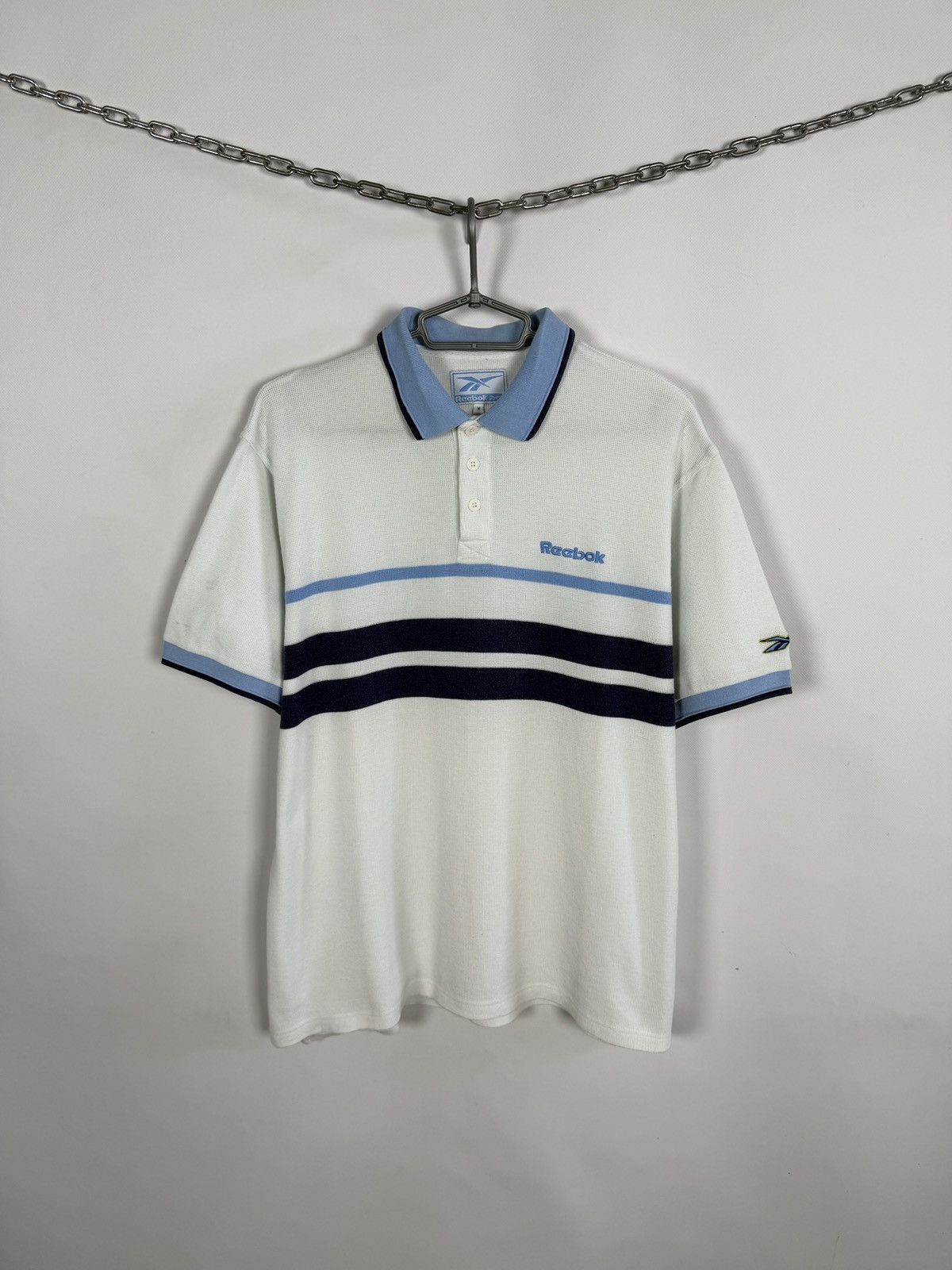 Reebok Reebok Vintage 90s Short Sleeve Polo Shirt Retro Size M Size US M / EU 48-50 / 2 - 1 Thumbnail
