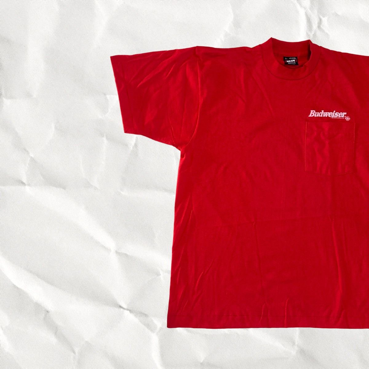 Budweiser × Vintage VINTAGE Classic 90’s Budweiser T-Shirt 🍻❤️ Size US L / EU 52-54 / 3 - 2 Thumbnail