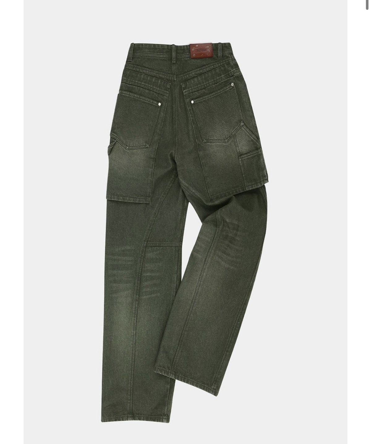 Andersson Bell UNISEX RAPTOR LAYERED WIDE-LEG JEANS Size US 34 / EU 50 - 1 Thumbnail
