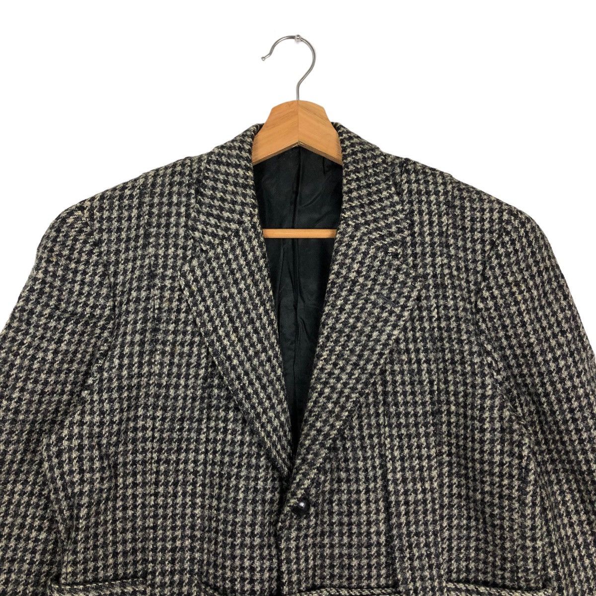 Harris Tweed 🔥80’s Vintage Harris Tweed Wool Jacket Herringbone Design Size M / US 6-8 / IT 42-44 - 3 Thumbnail
