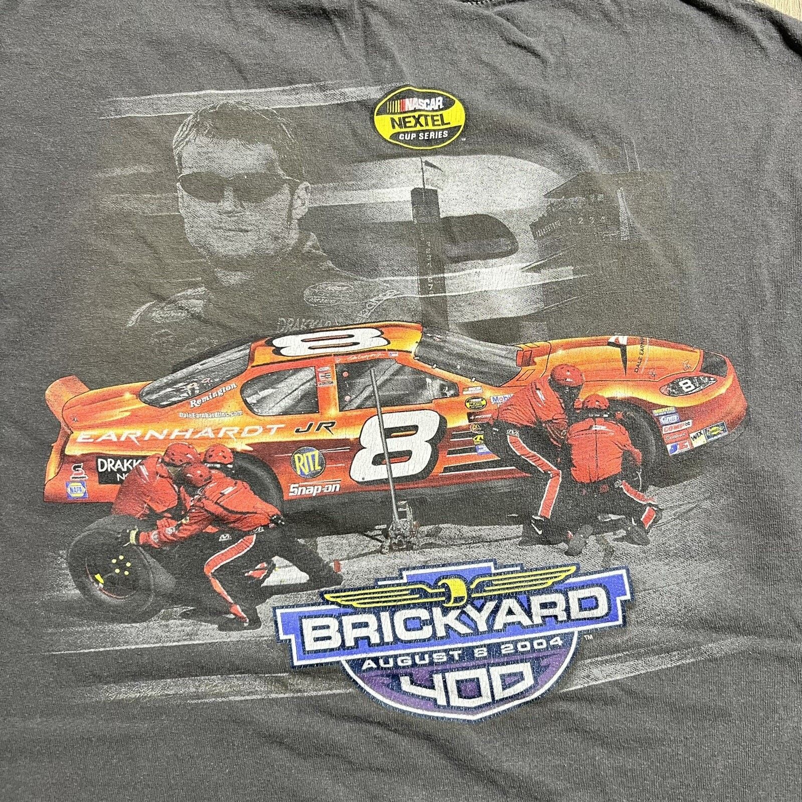 Chase Authentics Vintage 2004 Brickyard 400 Dale Earnhardt Jr T-shirt XL Size US XL / EU 56 / 4 - 4 Thumbnail