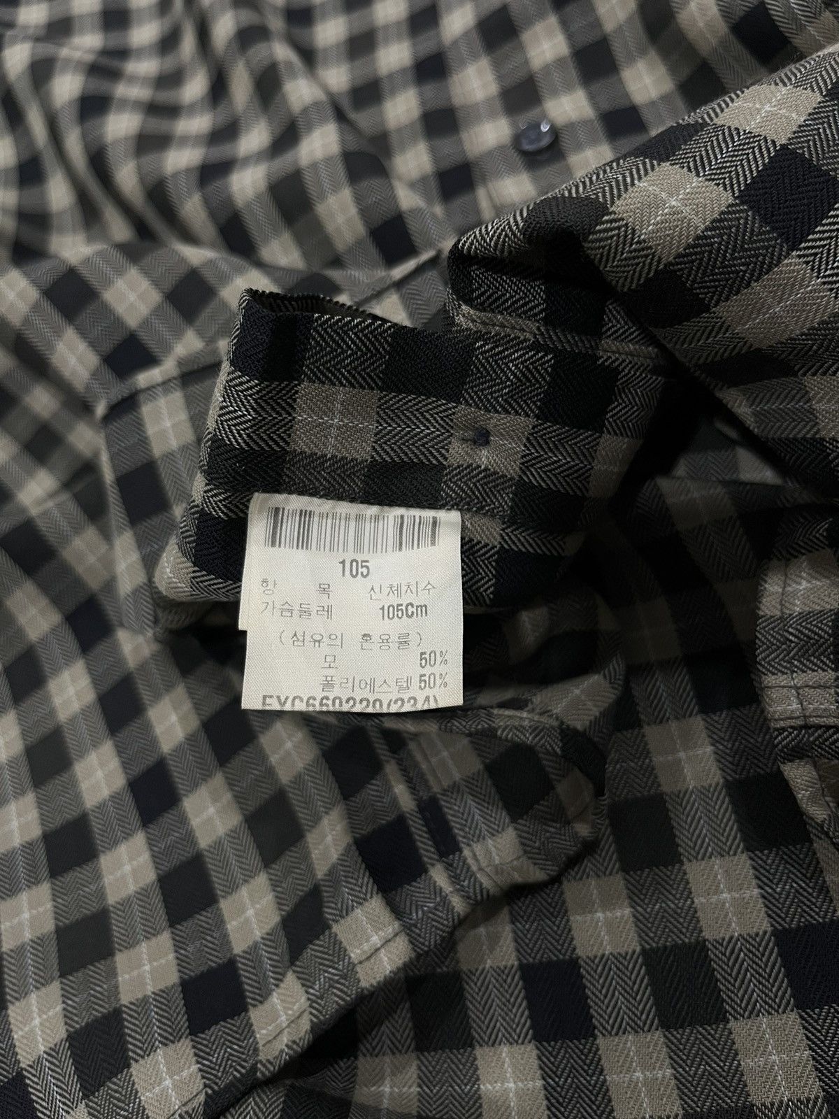Yves Saint Laurent Vintage YvesSaintLaurent Pour Homme Check Size US XL / EU 56 / 4 - 7 Thumbnail