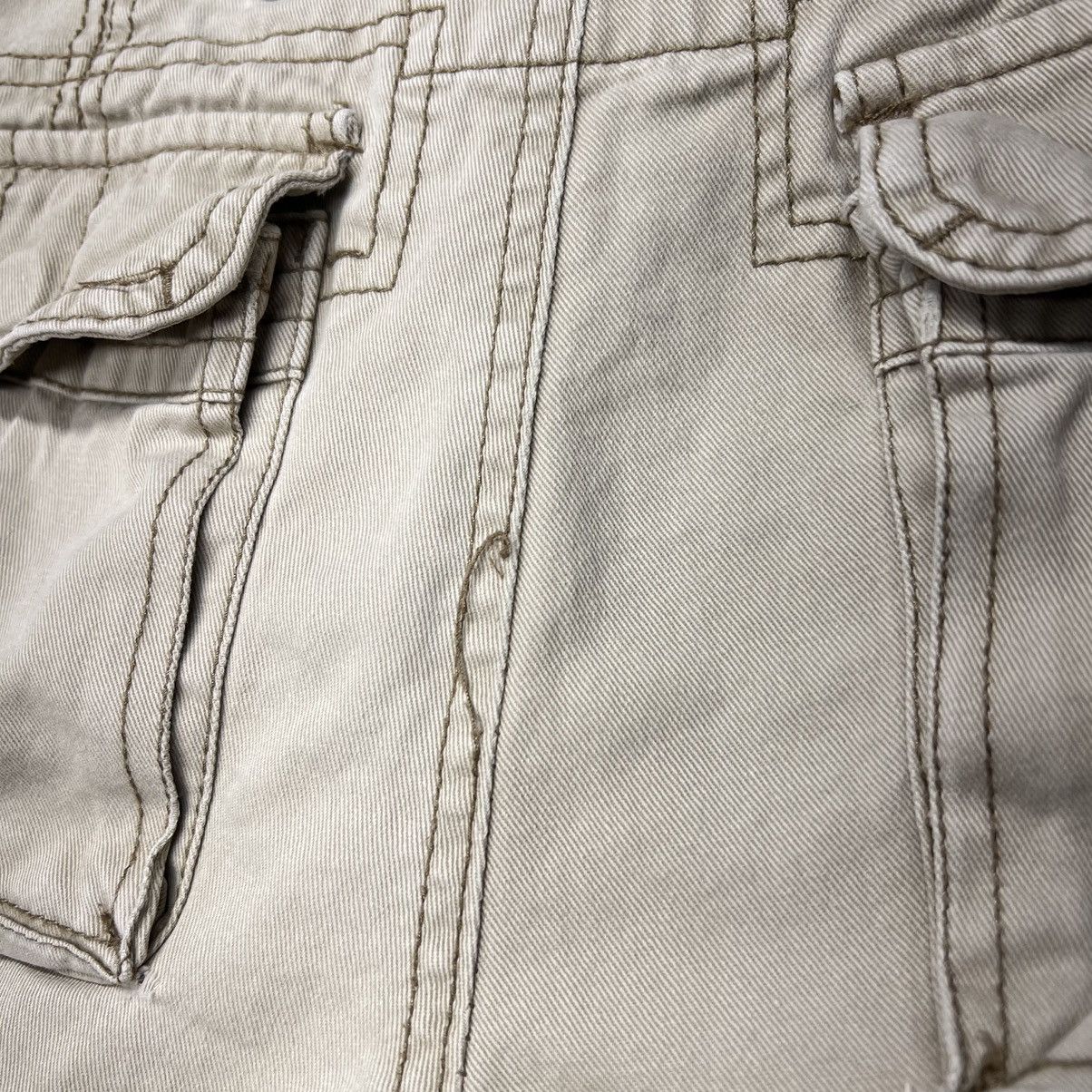 Vintage Iron Gear Cargo Pants Khaki Straight Pocket Baggy Workwear Size US 31 - 19 Thumbnail