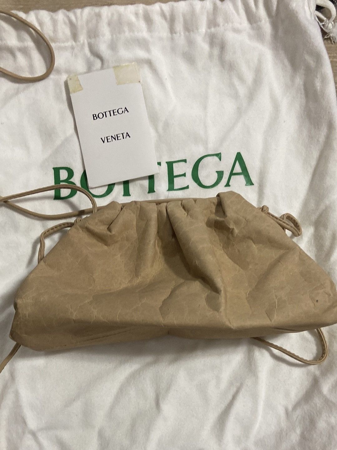 Bottega Veneta Bottega Veneta The Mini Pouch Brown Leather Clutch Size ONE SIZE - 2 Thumbnail