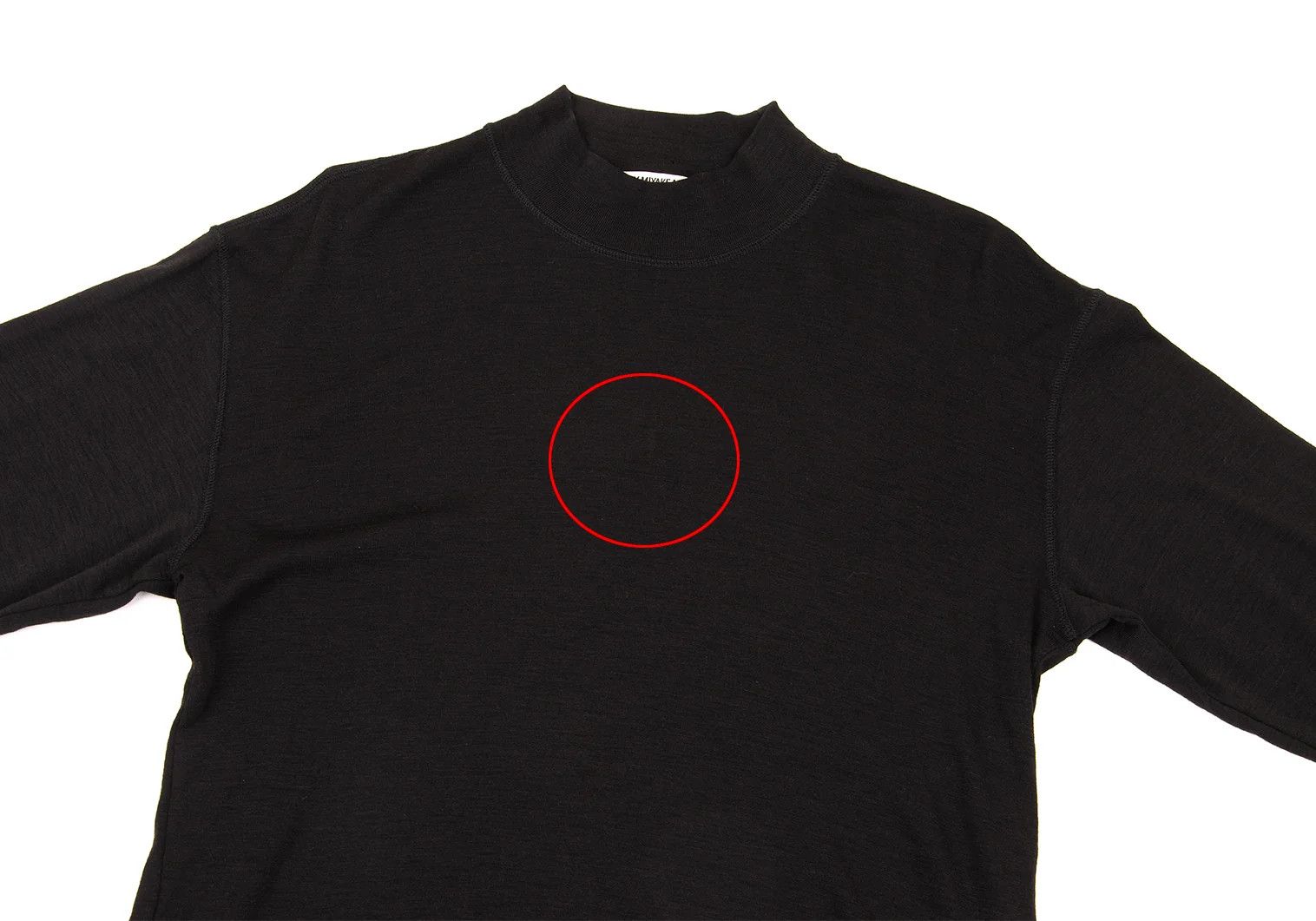 Issey Miyake Wool Mock Neck Knit Top in Black, Size M Size US M / EU 48-50 / 2 - 2 Thumbnail