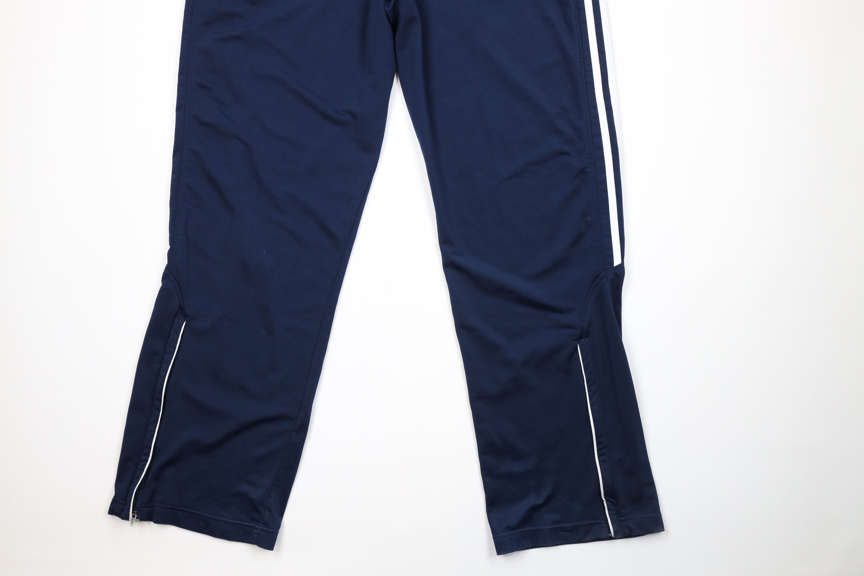Adidas × Vintage Vintage Adidas Out Striped Wide Leg Sweatpants Pants Blue Size US 38 / EU 54 - 13 Thumbnail