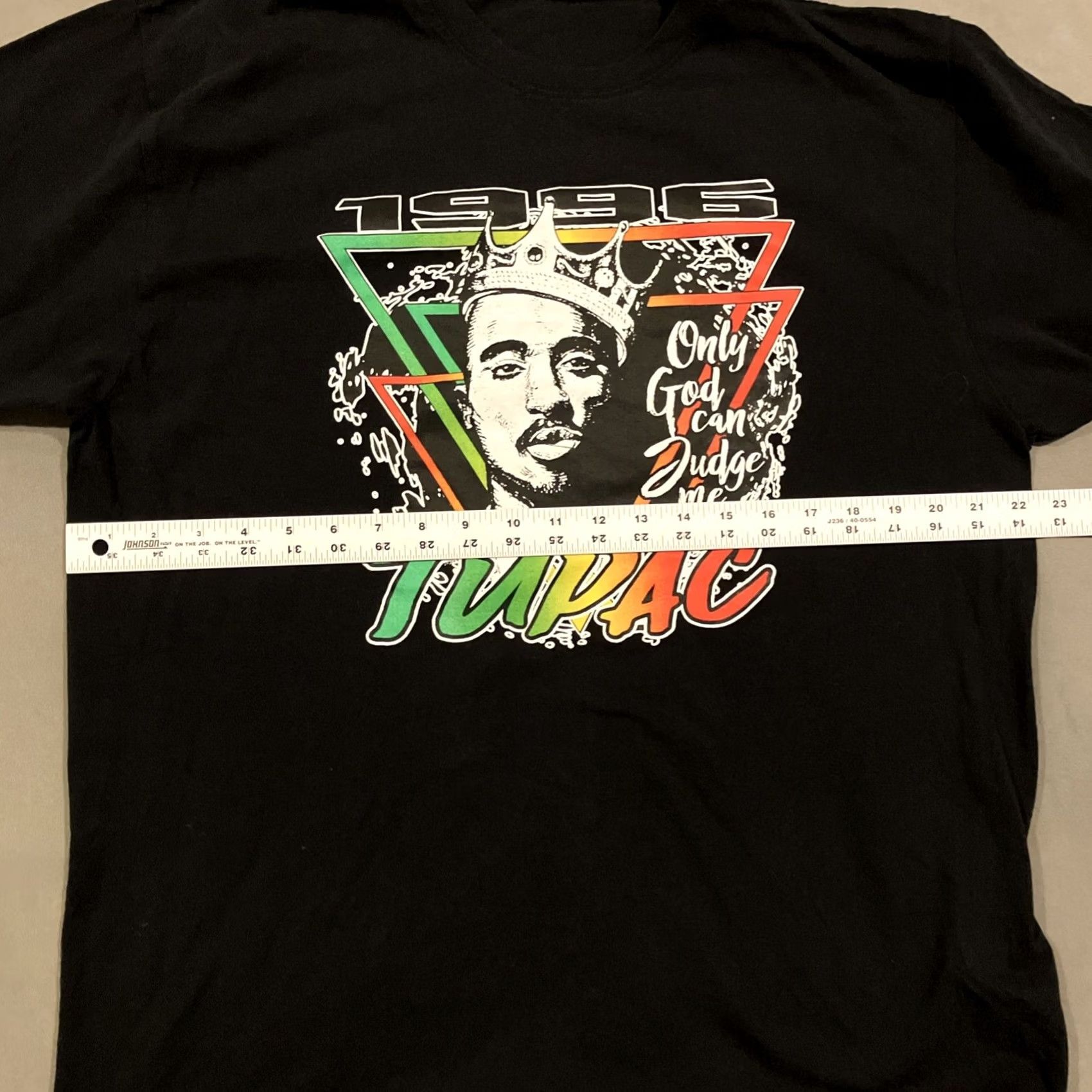 Vintage VINTAGE RARE TUPAC ONLY GOD CAN JUDGE ME Graphic T Shirt XL Black Mens Short Sleeve Shirt L / XL Size US XL / EU 56 / 4 - 3 Thumbnail