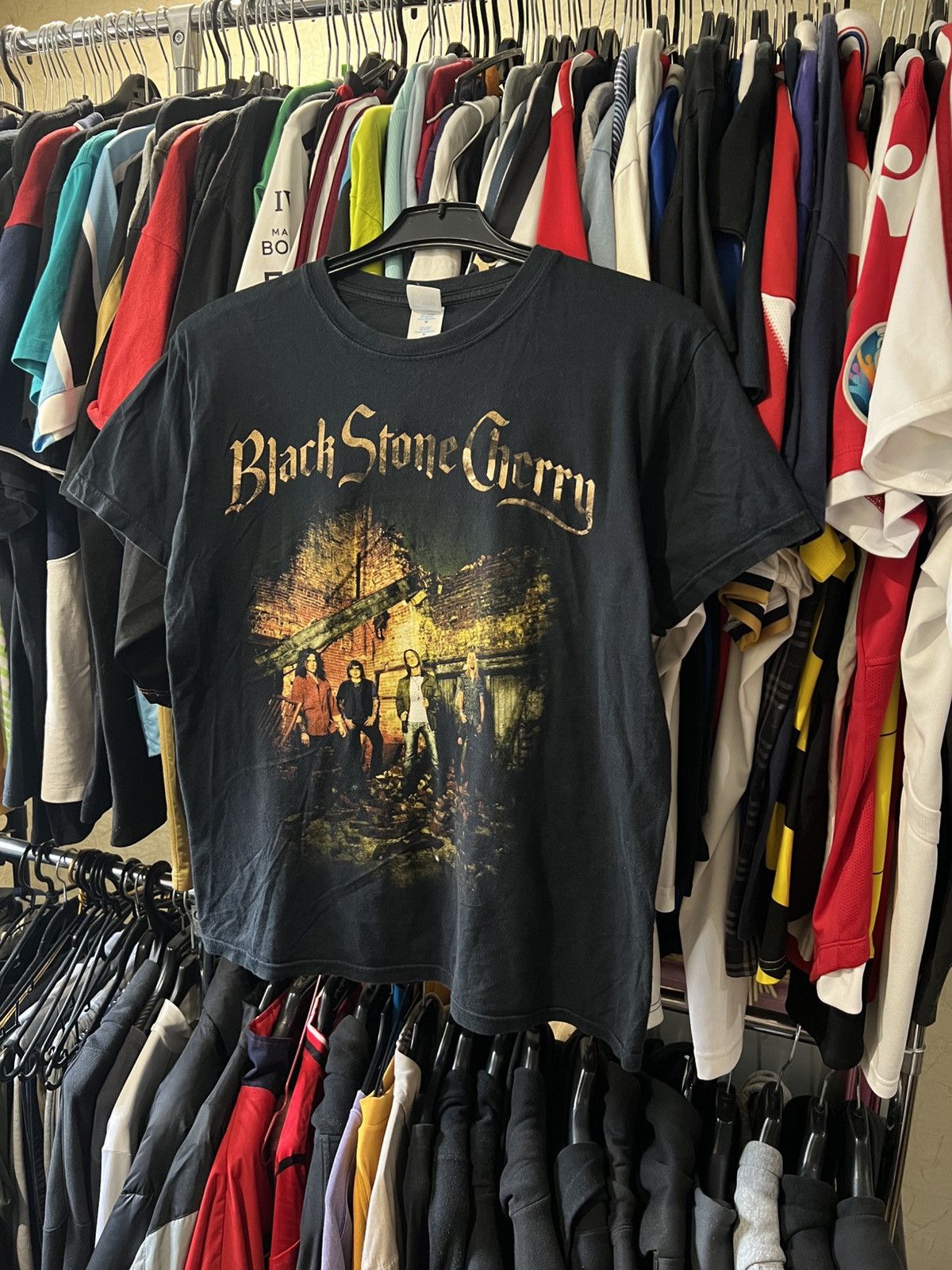 Other 2014 BLACK STONE CHERRY SUMMER TOUR AOP BAND ROCK T SHIRT Size US M / EU 48-50 / 2 - 1 Thumbnail