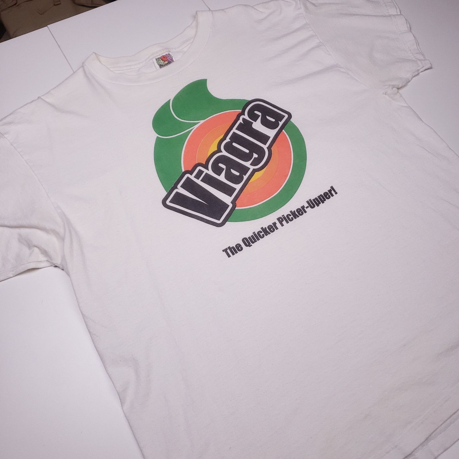 Vintage Vintage 90s Viagra Tide tee Size US L / EU 52-54 / 3 - 2 Thumbnail