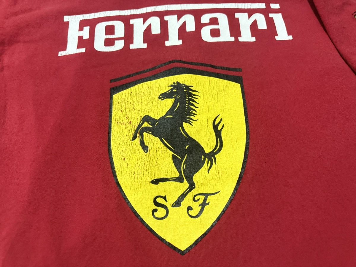 Ferrari Vintage 90s Ferrari Crest Logo Nice Man Bootleg T Shirt Size US L / EU 52-54 / 3 - 2 Thumbnail