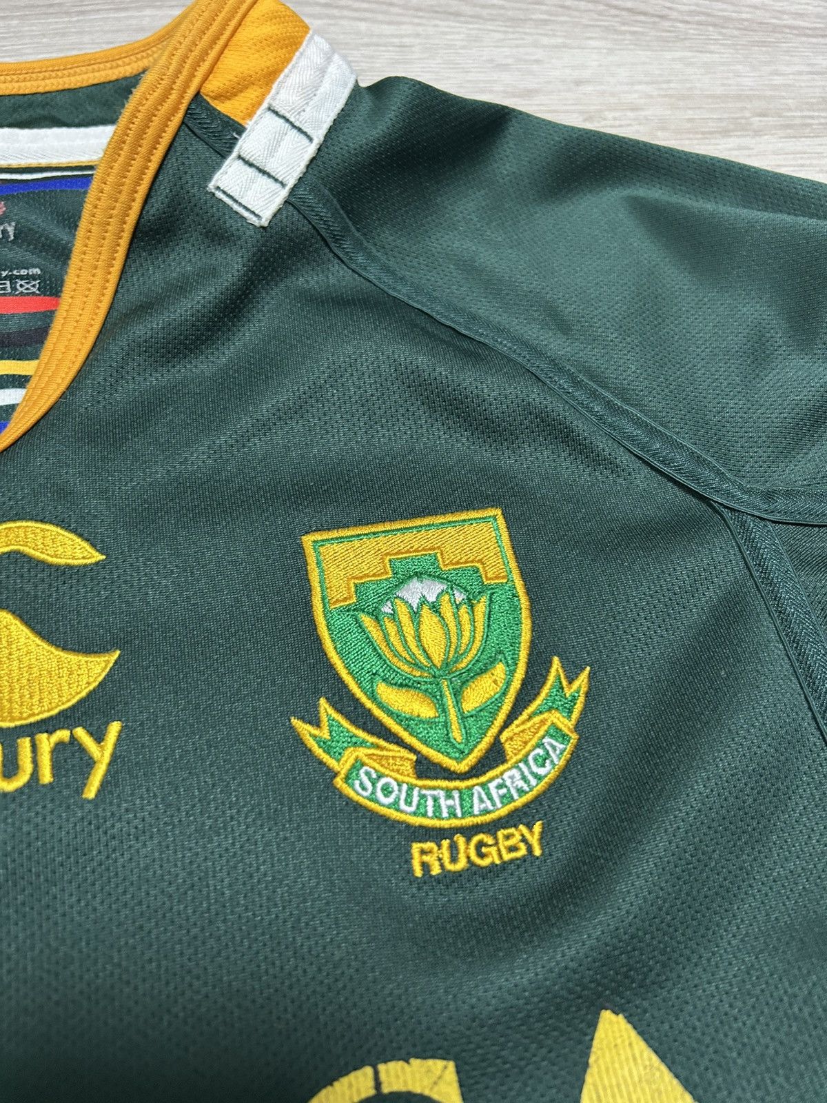 Canterbury of New Zealand Vintage SA Rugby CCC jersey Canterbury size S-M Size US S / EU 44-46 / 1 - 3 Thumbnail