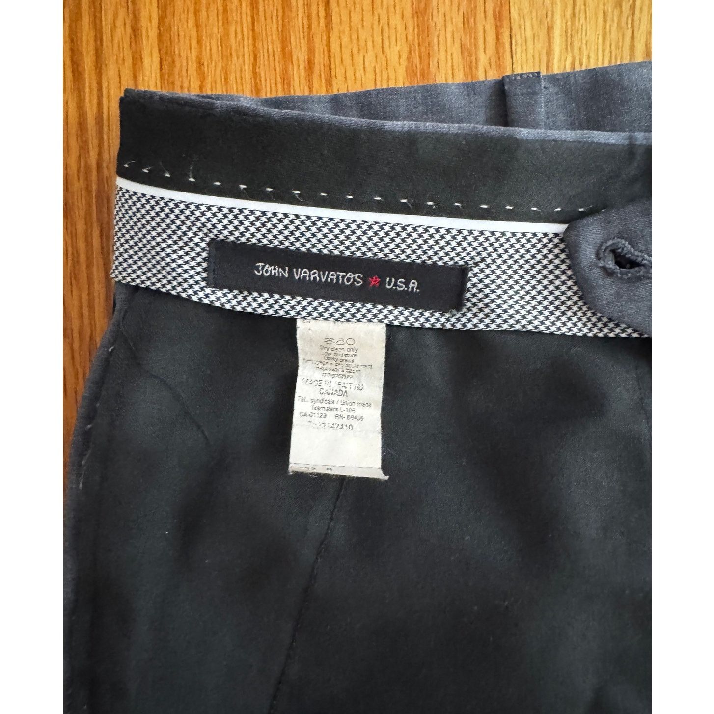 John Varvatos John Varvatos Tailored Fit Pant | 33x27.5 Size US 33 - 3 Thumbnail