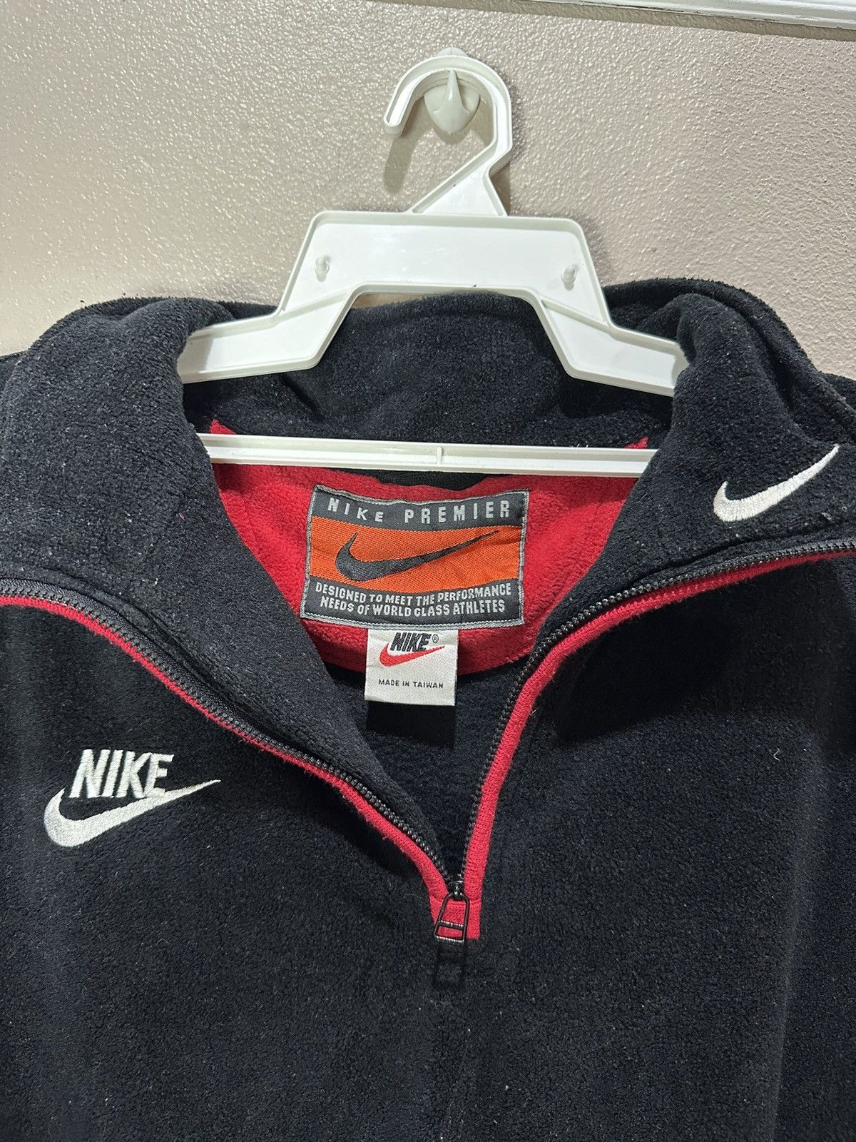 Nike × Vintage Vintage Nike Half Zipper 90s Size US L / EU 52-54 / 3 - 9 Thumbnail