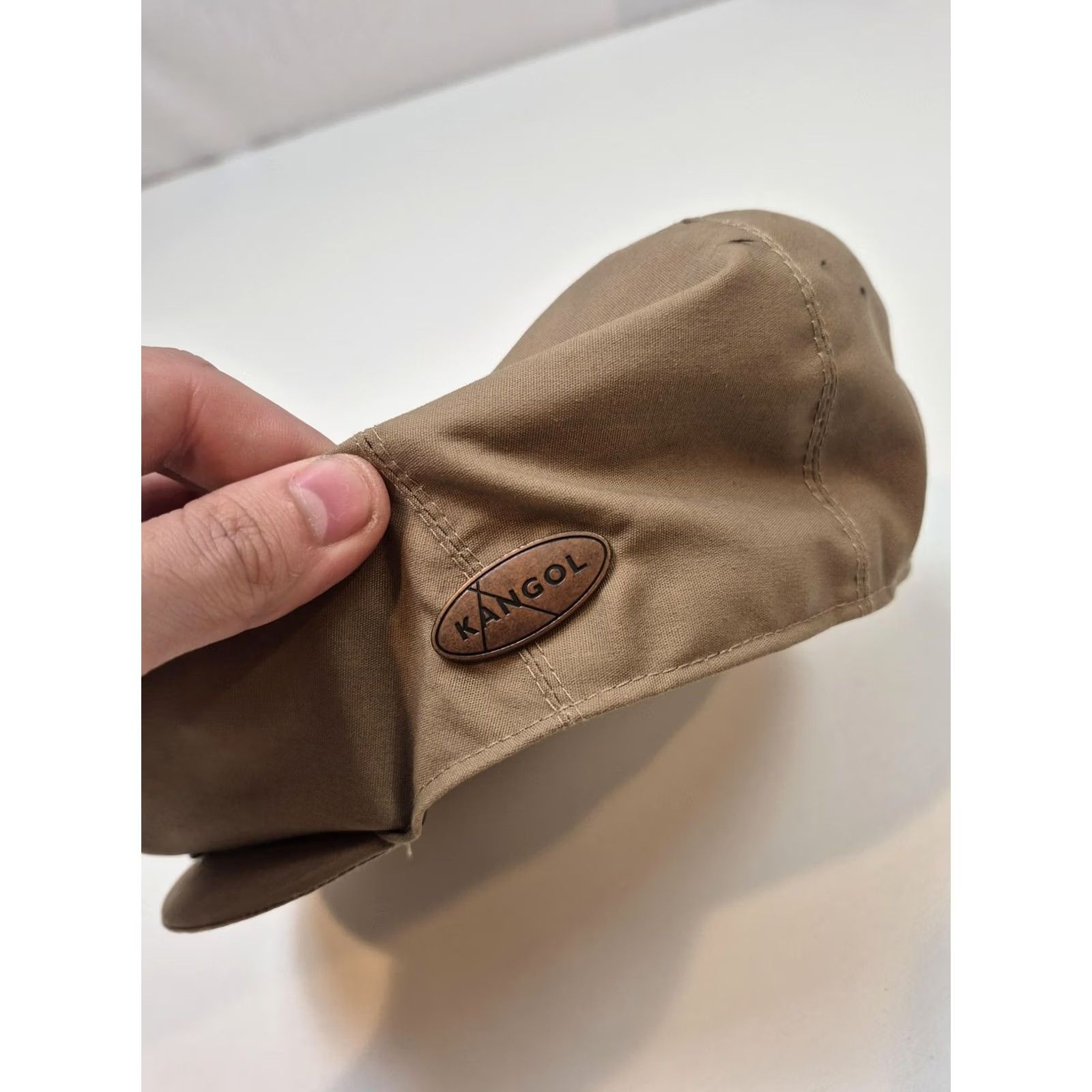 Kangol Kangol Coniston Rain Hat Flat Cap Beig e M Mens Water Resistant Lined Size ONE SIZE - 3 Thumbnail