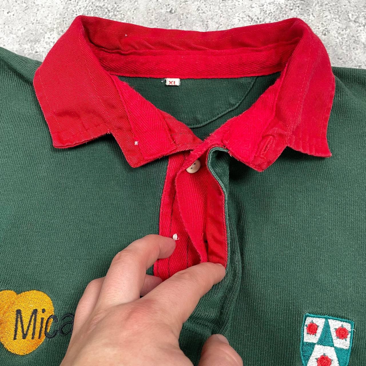 Vintage Vintage 2002 Canada Rugby Club Polo Shirt Faded Green XL Size US XL / EU 56 / 4 - 7 Thumbnail
