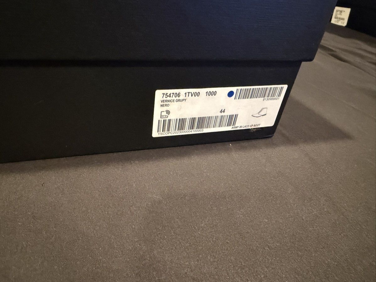 Saint Laurent Paris Saint Laurent men’s army 20 l boot. 44/11.$1090 Size US 11 / EU 44 - 5 Thumbnail