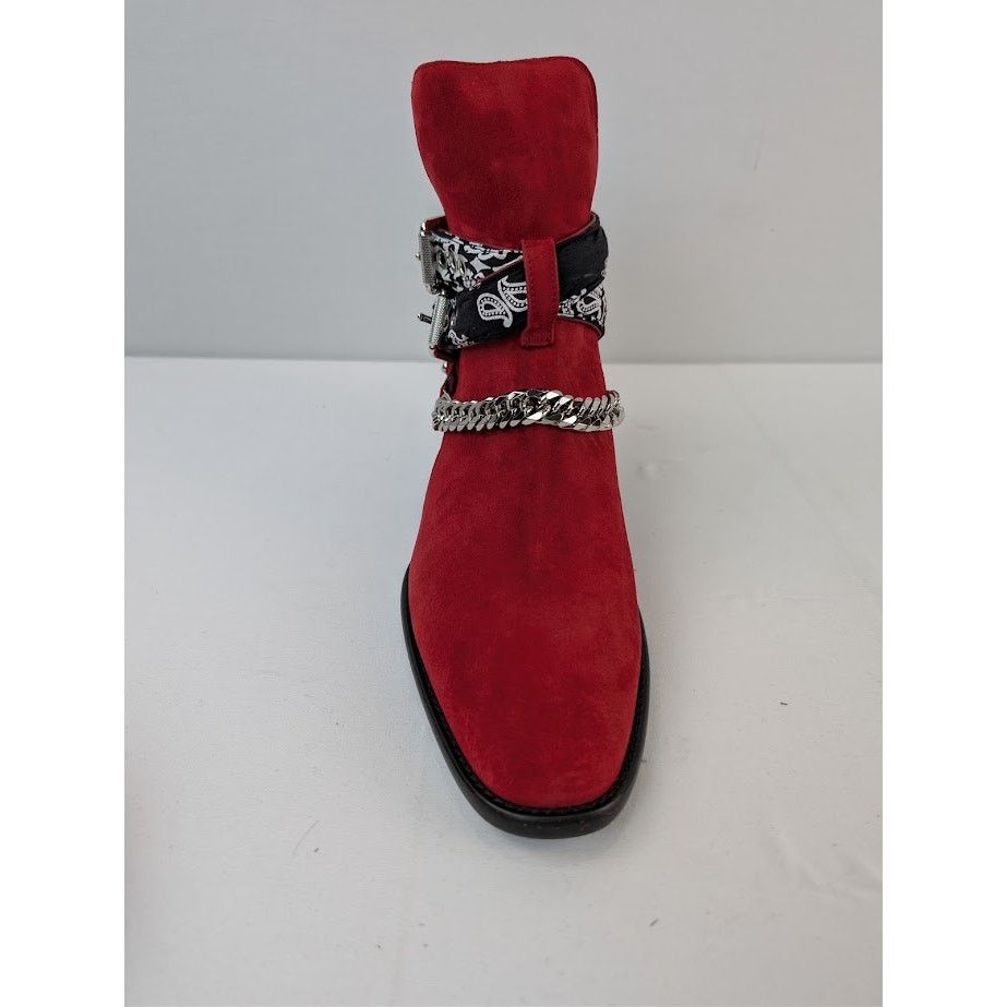 Amiri o1rshd1 Q:2 / Bandana Boots in Merlot Size US 9 / EU 42 - 16 Thumbnail
