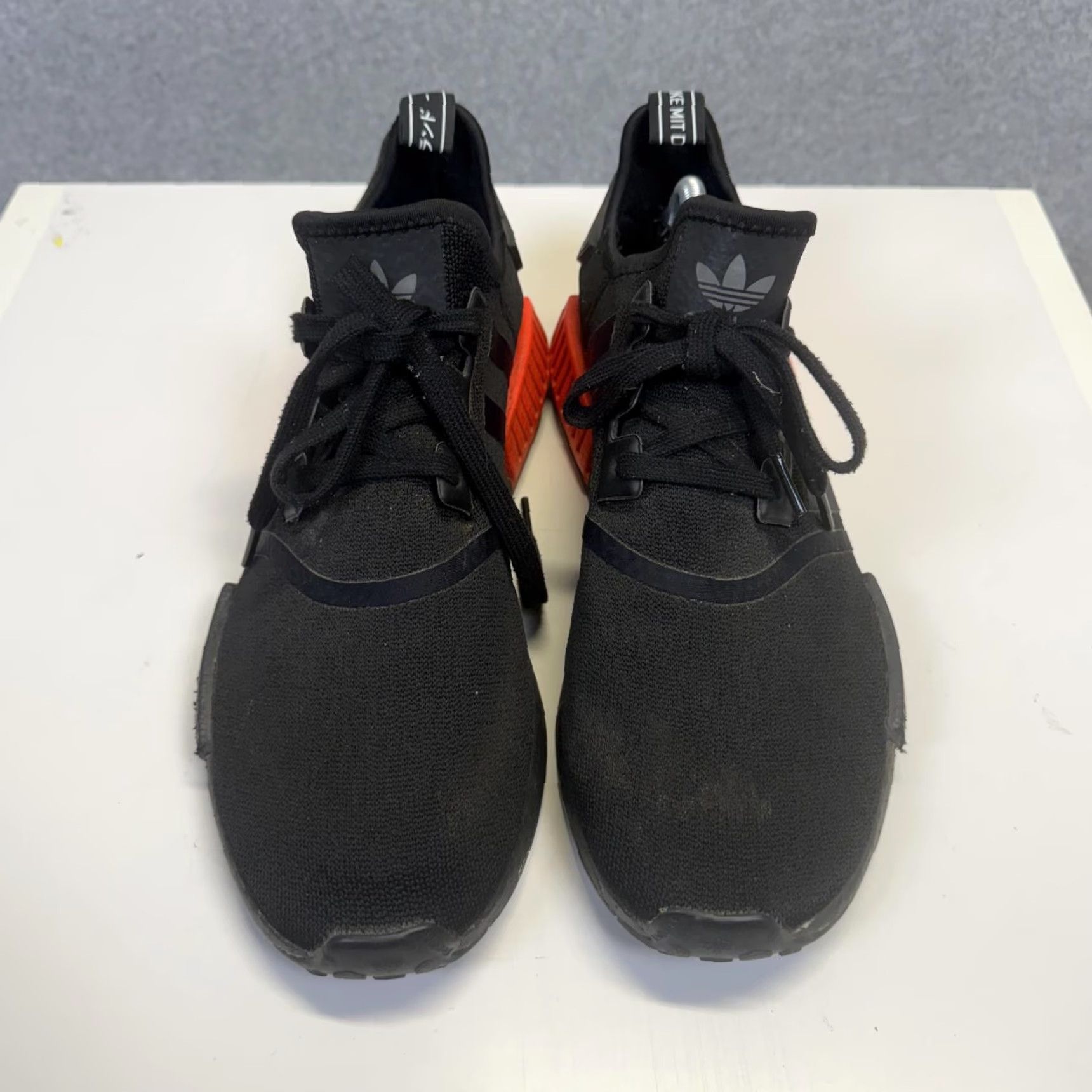 Adidas Adidas Originals NMD R1 Men Runner EE5107 Core Black Solar Red Japan Rare 13 Black Mens Sneakers Size US 13 / EU 46 - 3 Thumbnail