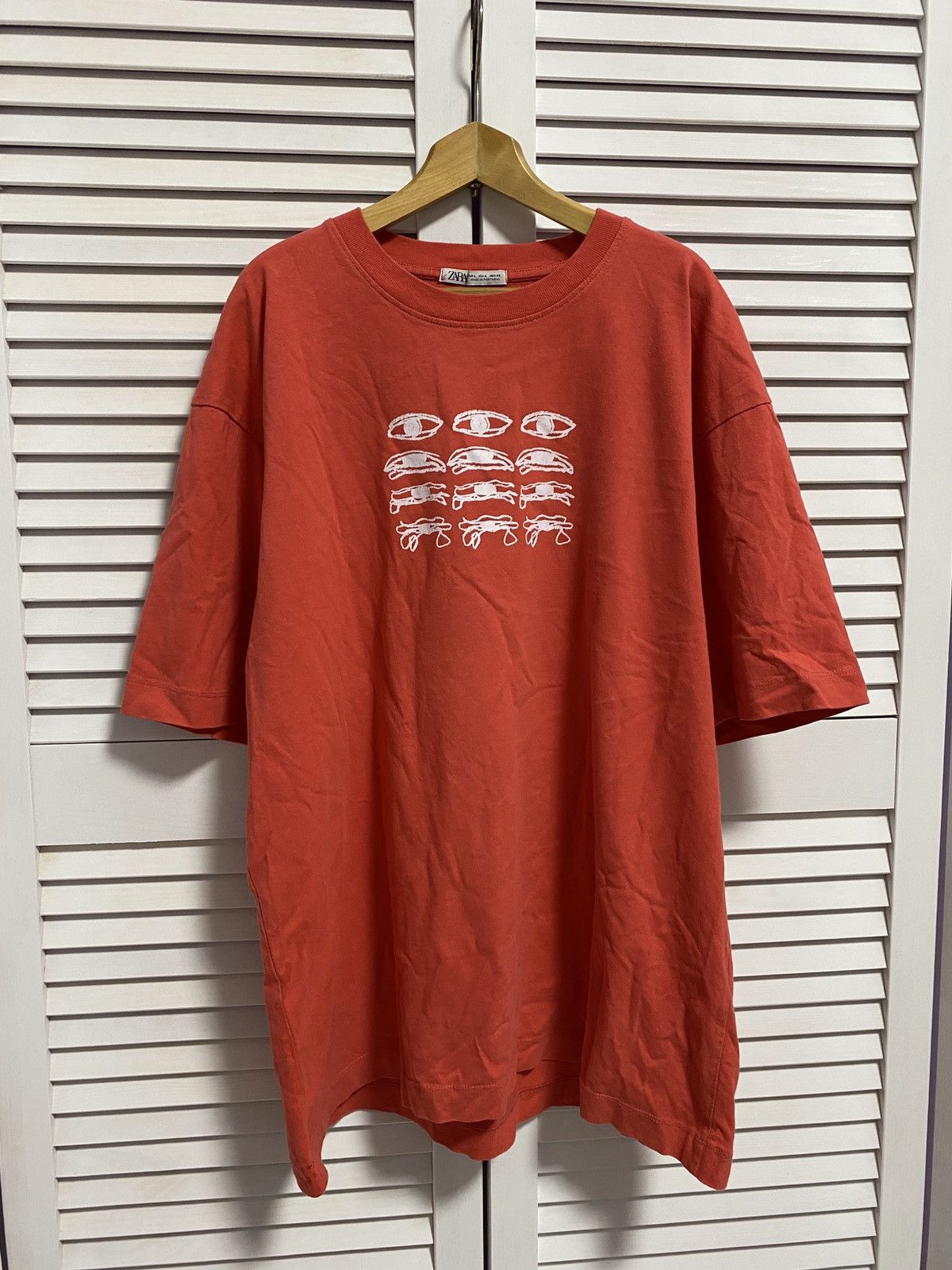 Japanese Brand × Vintage Vintage T-Shirt Tee Positive Look Eyes AvantGarde Japanese Size US L / EU 52-54 / 3 - 2 Thumbnail